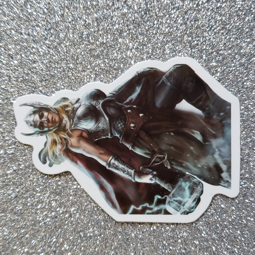 MARVEL Thor Waterproof Sticker JANE FOSTER DISNEY Comic Book